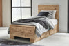 Cama doble Hyanna con 1 espacio de almacenamiento lateral