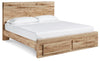 Cama con almacenamiento de paneles Hyanna Queen