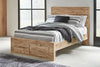 Cama con almacenamiento de panel completo Hyanna