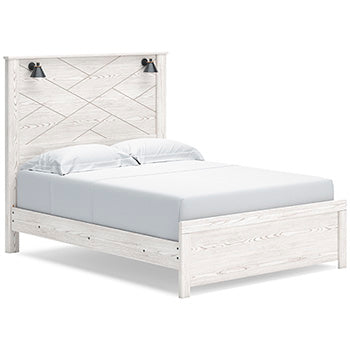 Cama con paneles tamaño Queen Gerridan