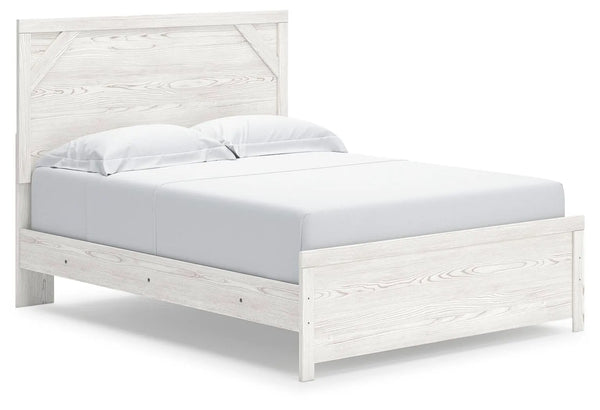 Cama con paneles tamaño Queen Gerridan
