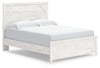 Cama con paneles tamaño Queen Gerridan