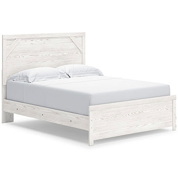 Cama con paneles tamaño Queen Gerridan
