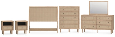 Paquete de dormitorio de 8 piezas