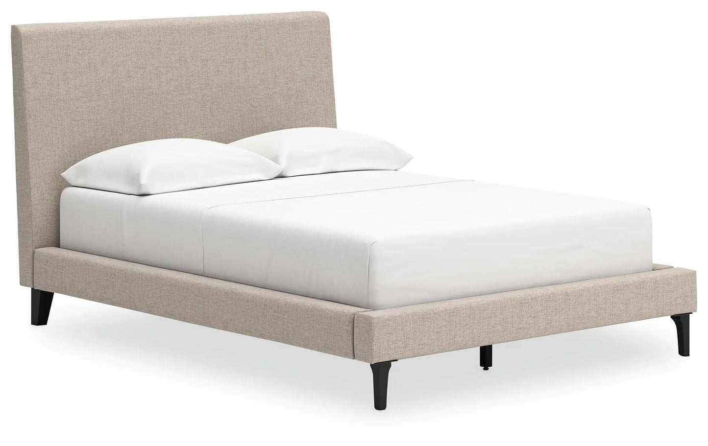 Cama completamente tapizada Cielden con somier de láminas enrollables