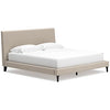 Cama tapizada Cielden King con somier de láminas
