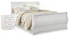 Cama trineo y mesita de noche Queen Anarasia