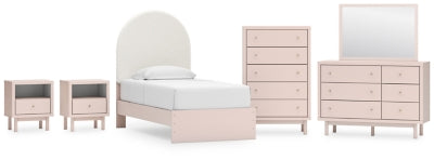 Paquete de dormitorio de 8 piezas