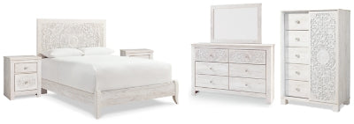 Paquete de dormitorio de 8 piezas