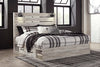 Cama King Cambeck con panel y 4 cajones de almacenamiento