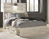 Cama de panel completo Cambeck con 4 cajones de almacenamiento