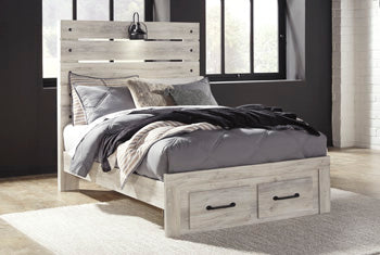 Cama de panel completo Cambeck con 2 cajones de almacenamiento
