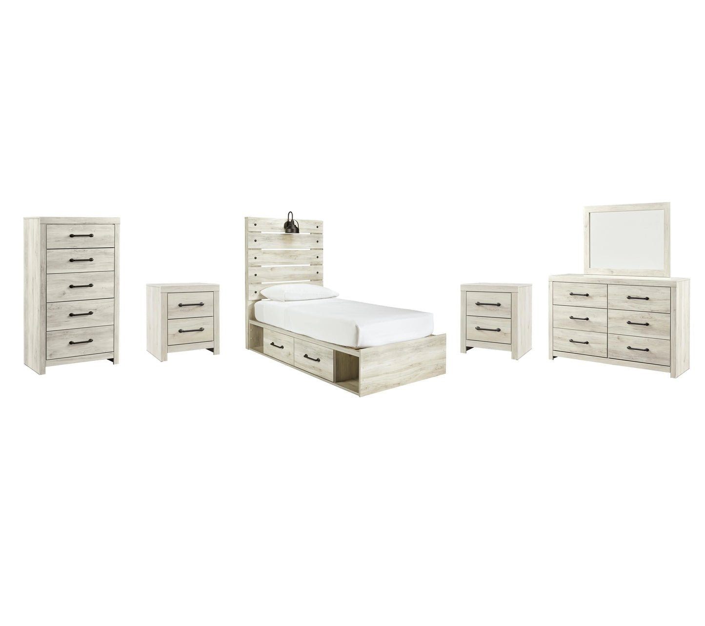Paquete de dormitorio de 8 piezas