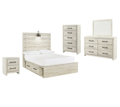 Paquete de dormitorio de 7 piezas