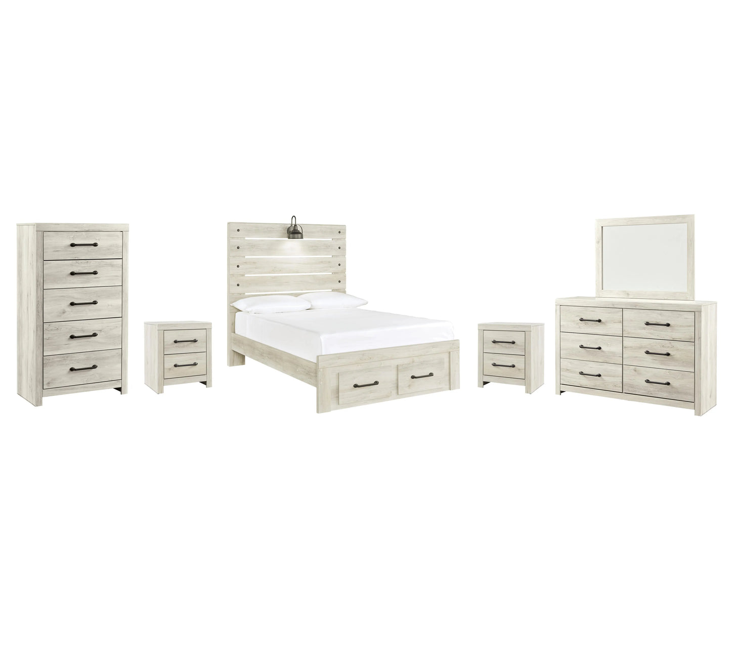 Paquete de dormitorio de 8 piezas