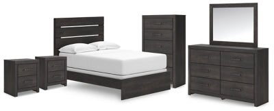 Paquete de dormitorio de 8 piezas