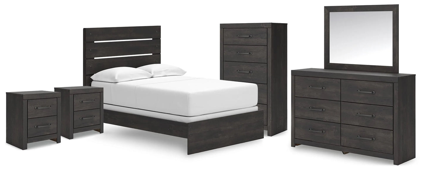 Paquete de dormitorio de 8 piezas