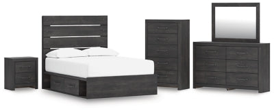 Paquete de dormitorio de 7 piezas