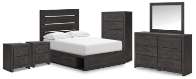Paquete de dormitorio de 8 piezas