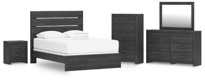 Paquete de dormitorio de 7 piezas