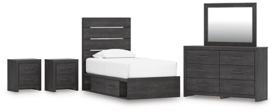 Juego de dormitorio de 7 piezas