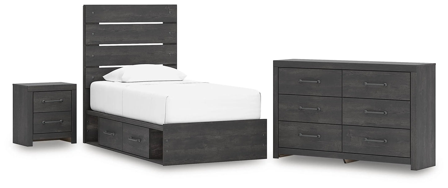 Paquete de dormitorio de 5 piezas