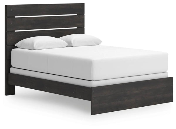 Cama de panel queen Delmorta