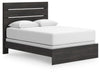 Cama de panel queen Delmorta