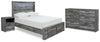 Cama con almacenaje, cómoda y mesita de noche Baystorm Full Panel