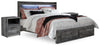 Cama Baystorm King con Almacenamiento y 2 Mesitas de Noche