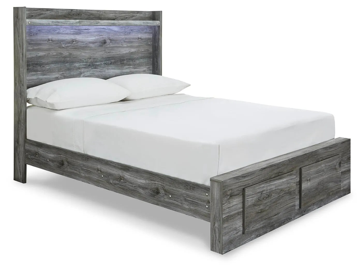 Cama de panel completo Baystorm con 2 cajones de almacenamiento