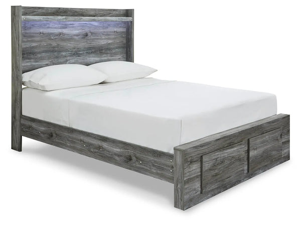 Cama de panel completo Baystorm con 2 cajones de almacenamiento