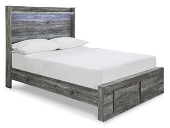 Cama de panel completo Baystorm con 2 cajones de almacenamiento