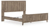 Cama King con paneles Keithland