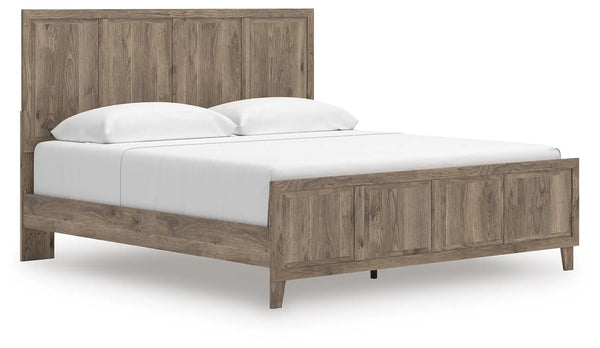 Cama King con paneles Keithland
