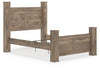 Cama de matrimonio grande con dosel Keithland
