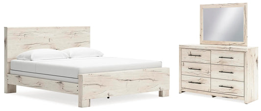 Cama, cómoda y espejo Lawroy King
