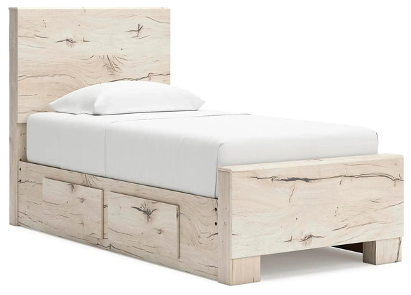 Cama Lawroy con dos paneles y almacenamiento