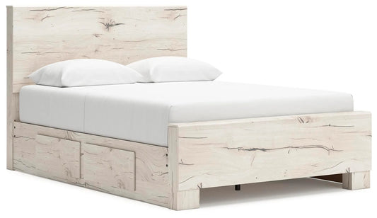 Cama de panel Queen Lawroy con almacenamiento
