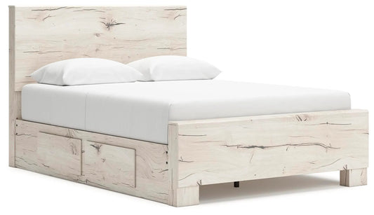 Cama de panel Queen Lawroy con almacenamiento