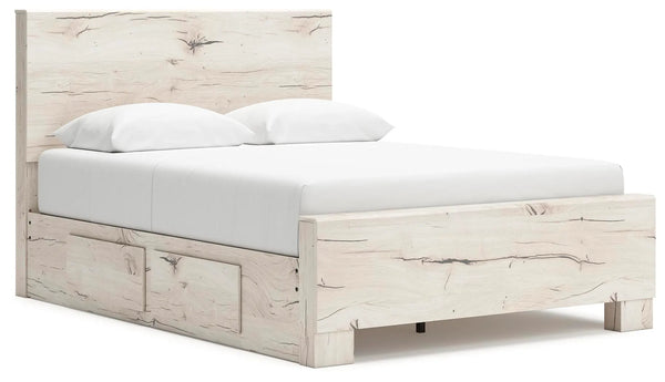 Cama de panel Queen Lawroy con almacenamiento