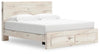 Cama de almacenamiento Lawroy King Panel