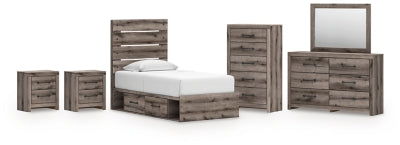 Paquete de dormitorio de 8 piezas