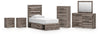 Paquete de dormitorio de 8 piezas