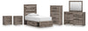 Paquete de dormitorio de 8 piezas