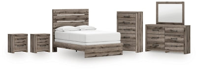 Paquete de dormitorio de 8 piezas