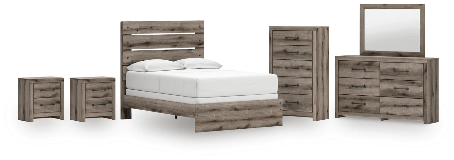 Paquete de dormitorio de 8 piezas