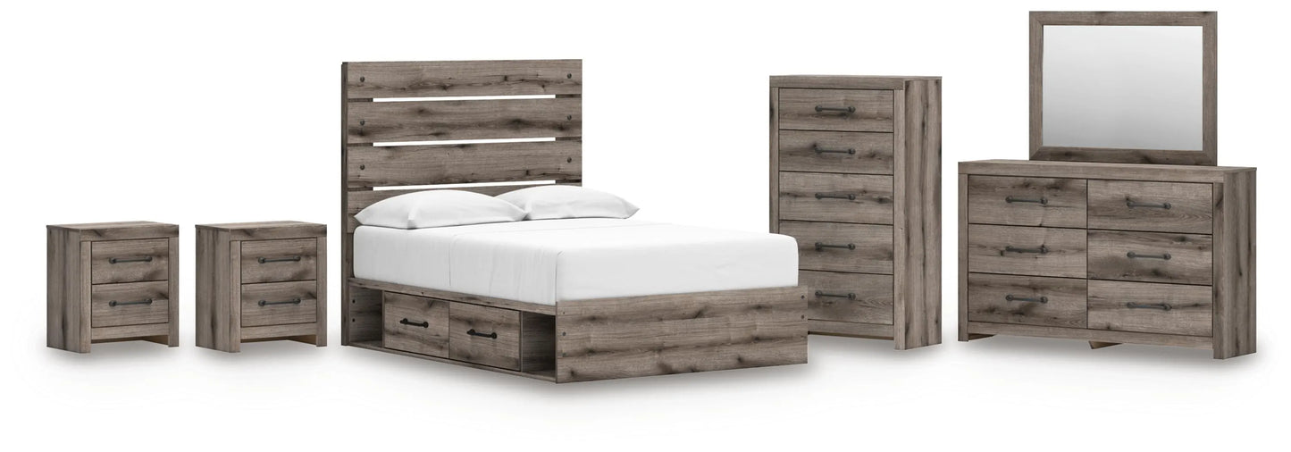 Paquete de dormitorio de 8 piezas