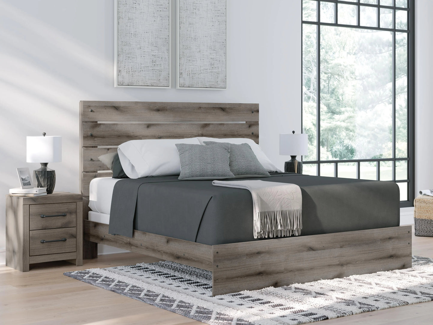 Cama con panel King Urbanoore