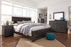 Cama Brinxton King, Cómoda, Espejo, Chifonier y Mesita de Noche